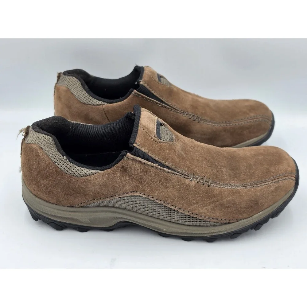 New Balance 755 Mens Size 8.5 D Brown Suede Casual Slip On Shoes MW755BN